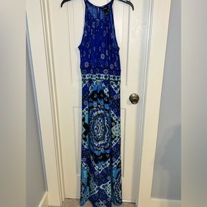 B. Calm Maxi Halter Style Dress size L